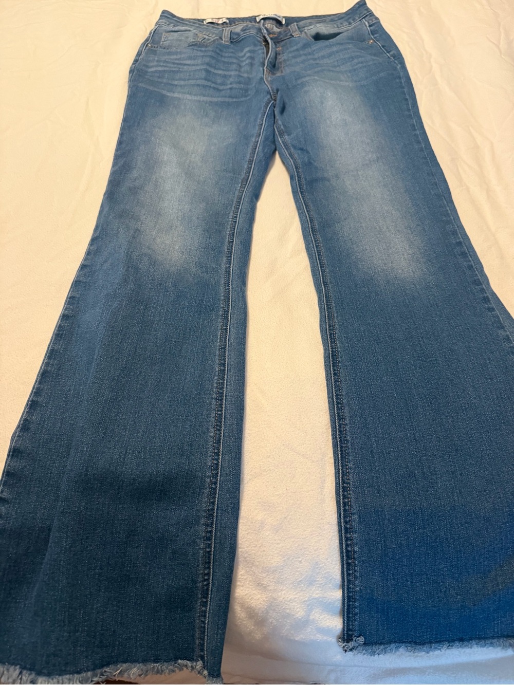 Vigoss Blue Wide-Leg Flare Jeans